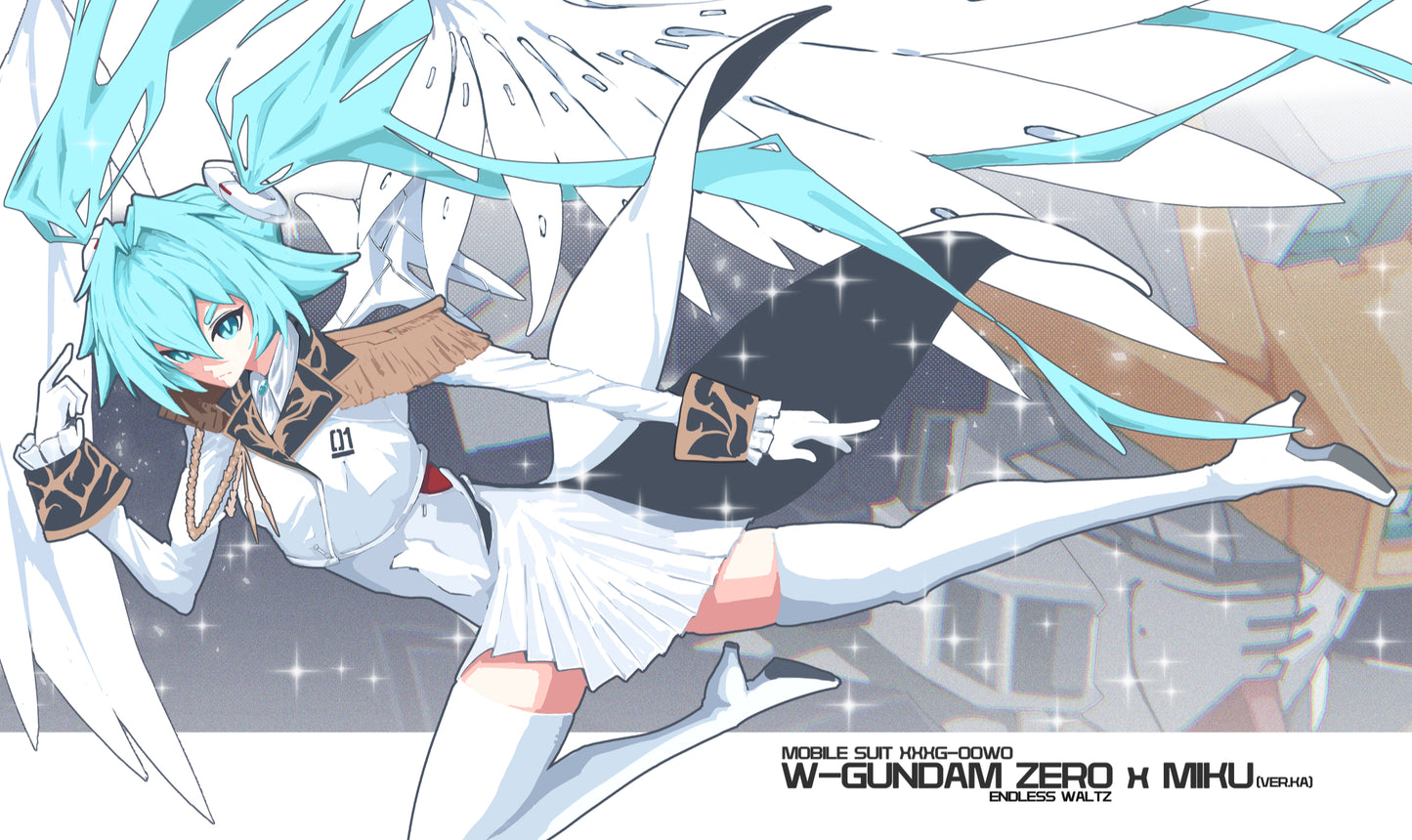 Wing Gundam Miku Play Mat (Preorder)