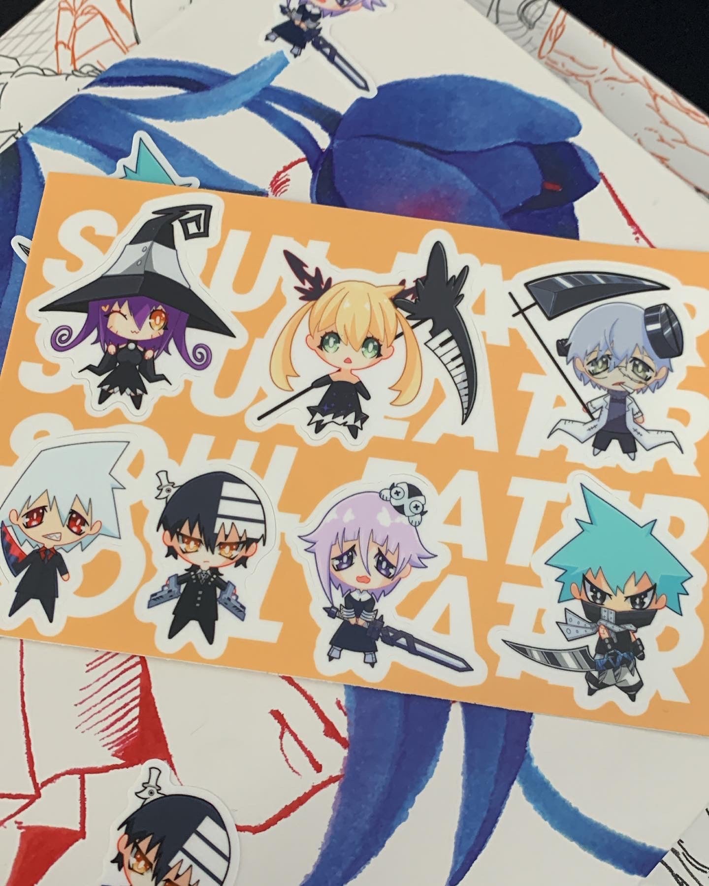 Soul Eater Sticker Sheet