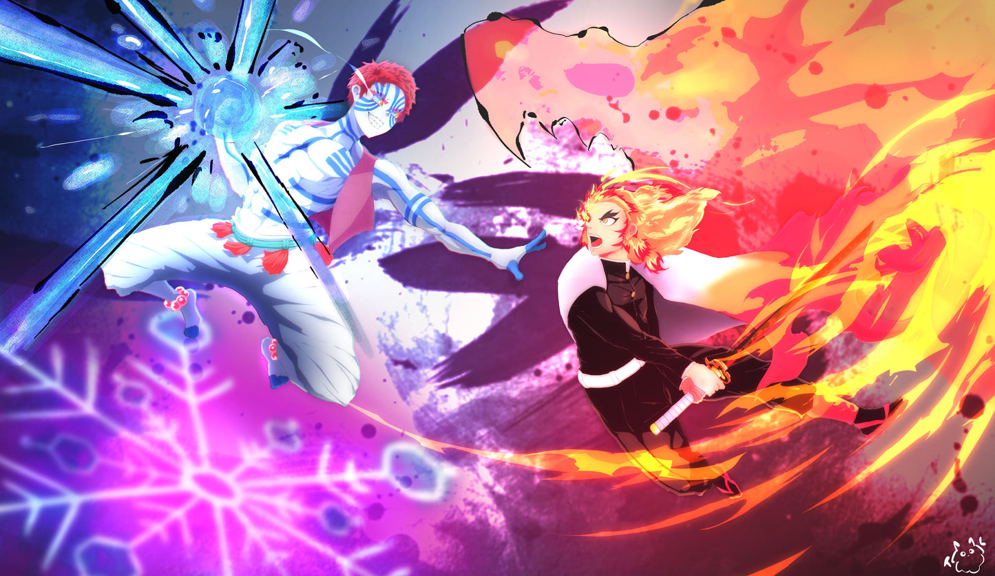 Akaza vs Rengoku