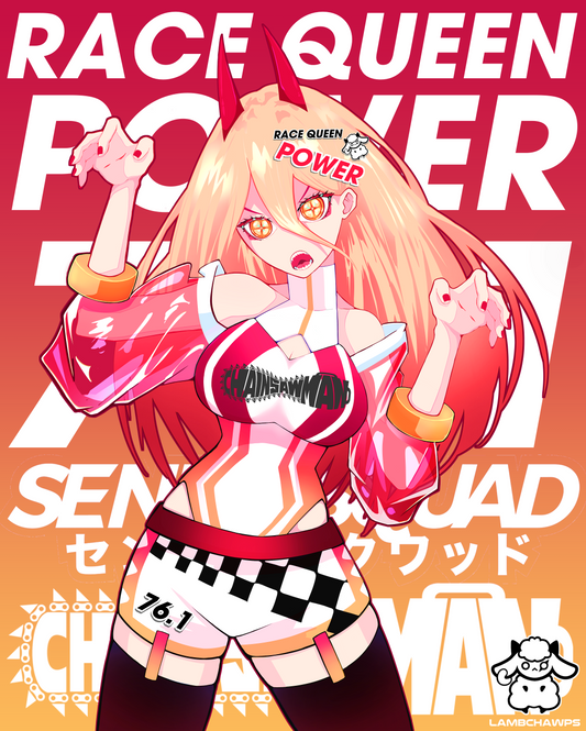 Race Queen Power Print